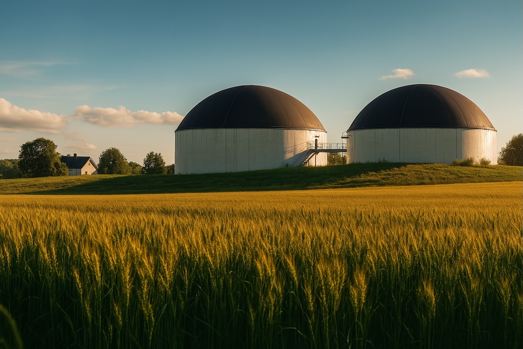 Unité de méthanisation en milieu rural produisant du biométhane renouvelable